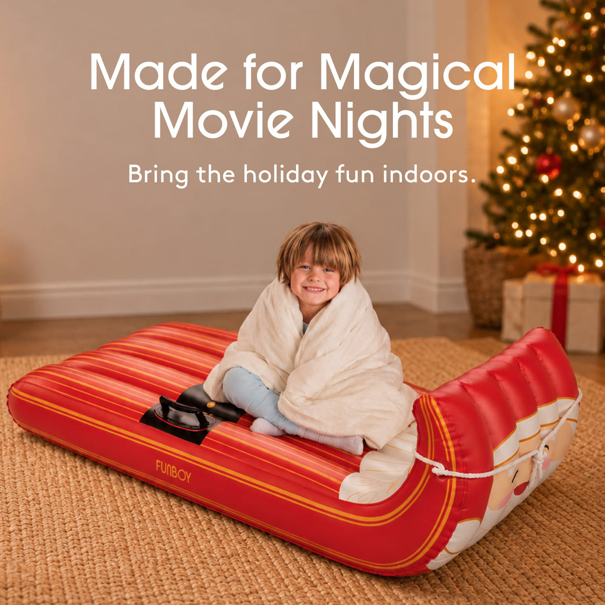 Inflatable Toboggan Snow Sled