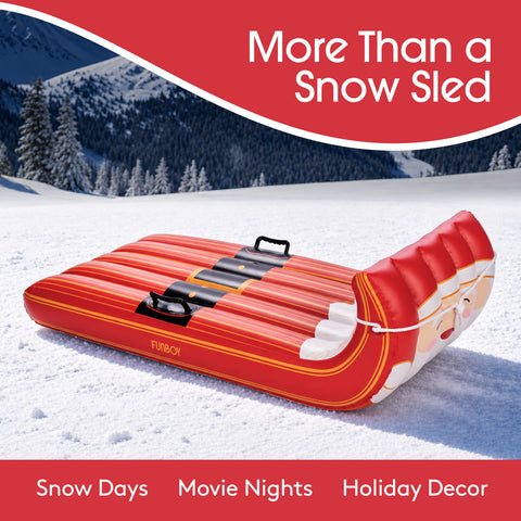 Inflatable Toboggan Snow Sled