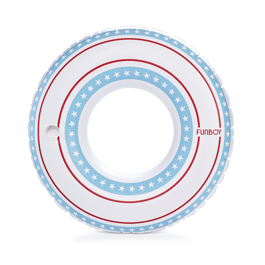 4th Of July Red, White and Blue Tube Float