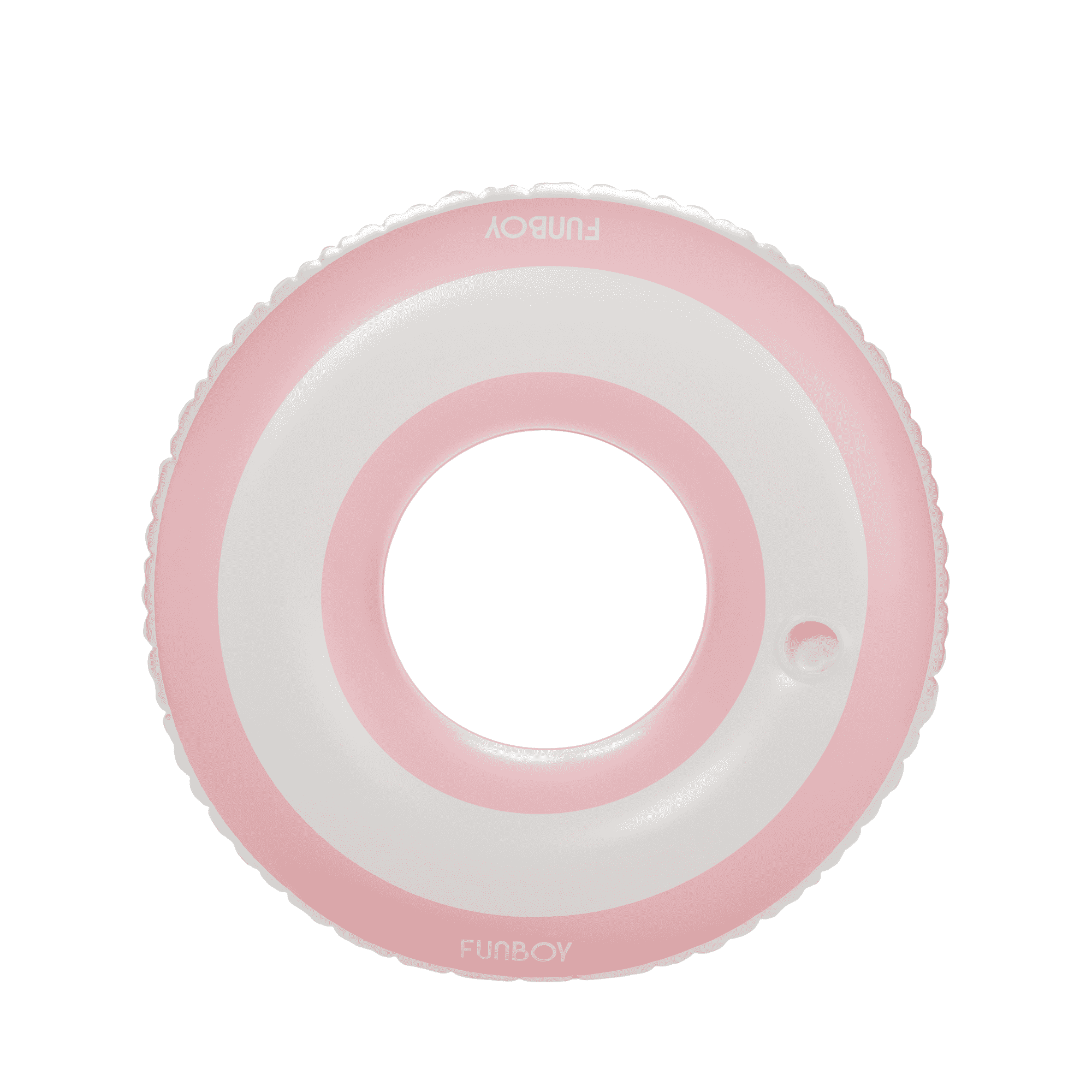 Pink & White Stripe Vintage Tube Pool Float