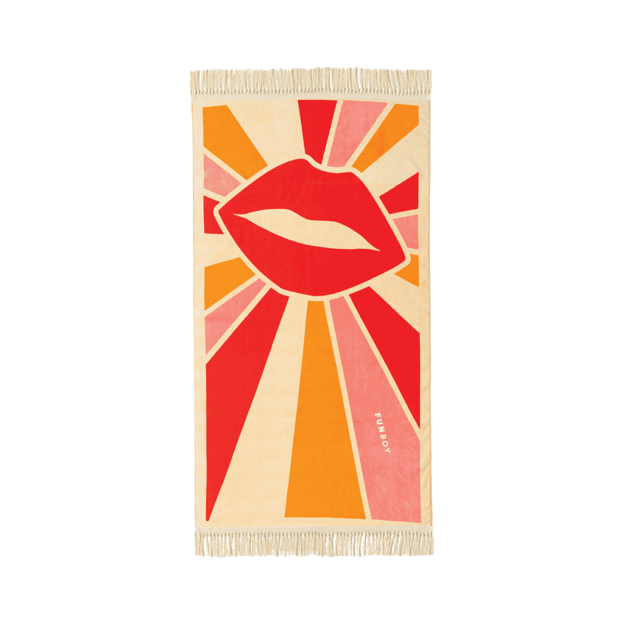 Disco Shag Lip Beach Towel - FUNBOY