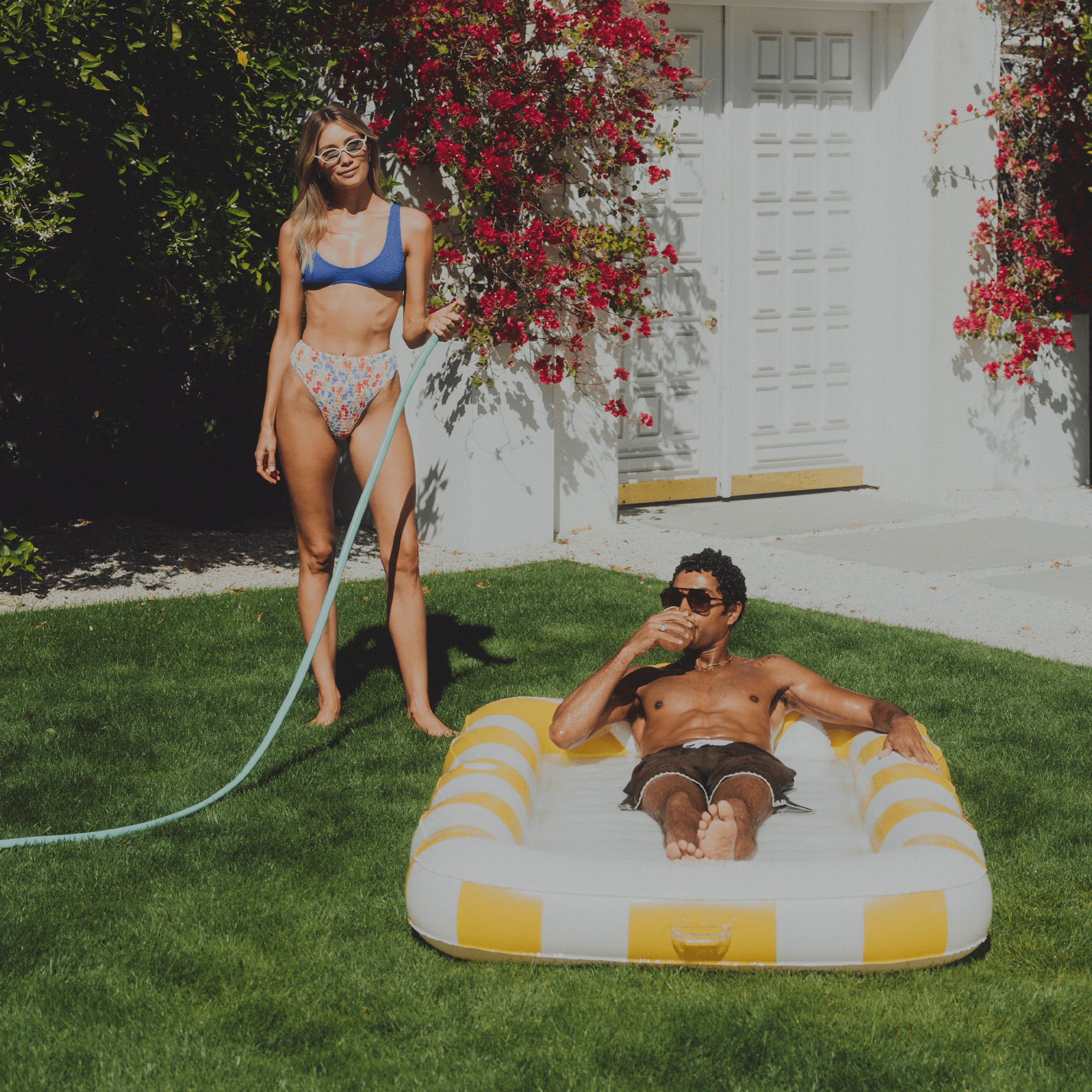 2-in-1 Tanning Pool Lounger Collection