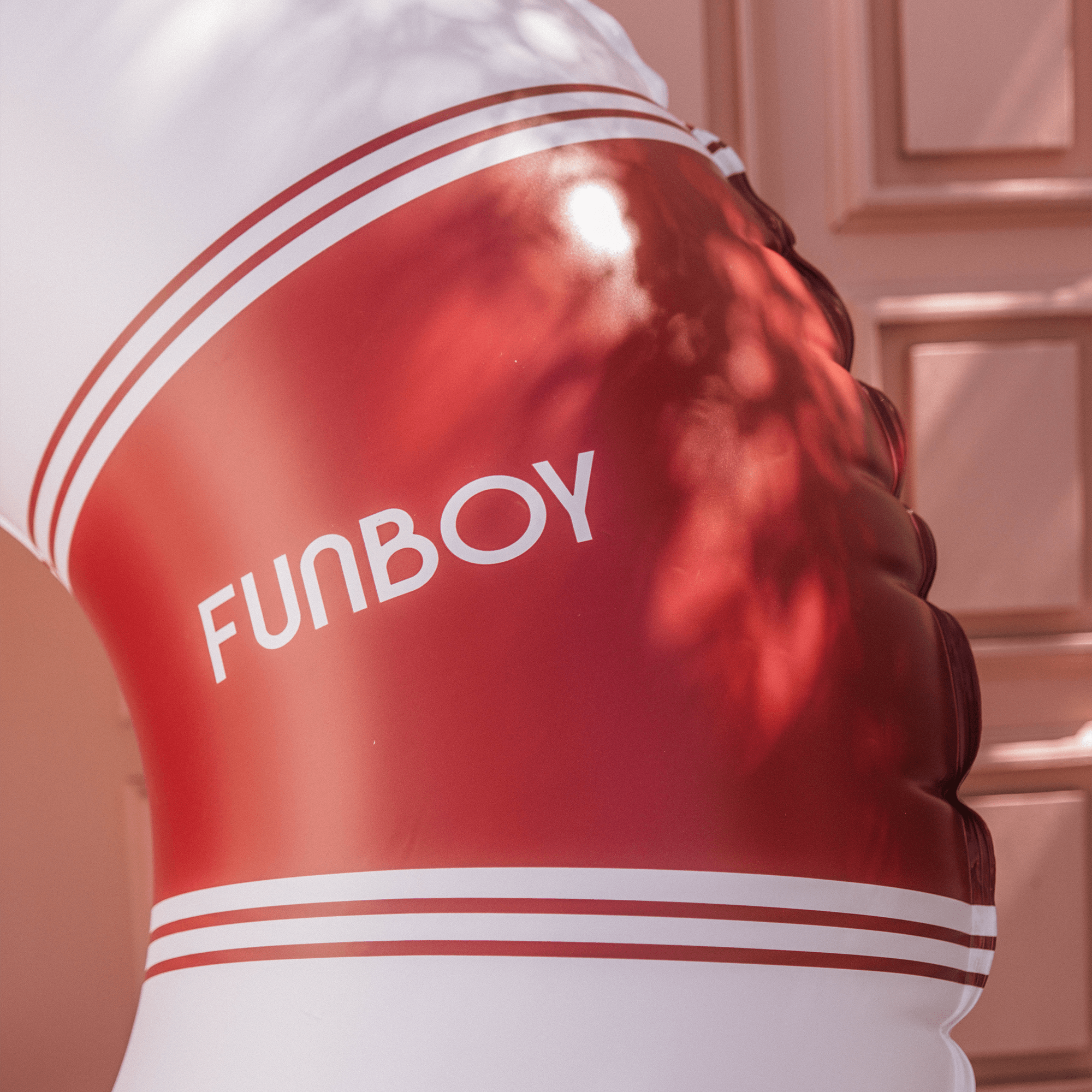 Vintage Tube Float Red