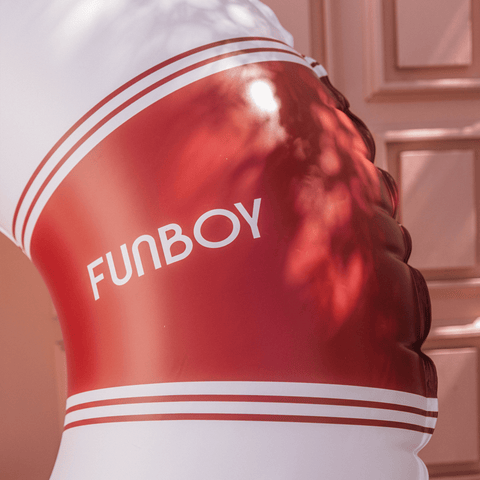 Vintage Tube Float Red