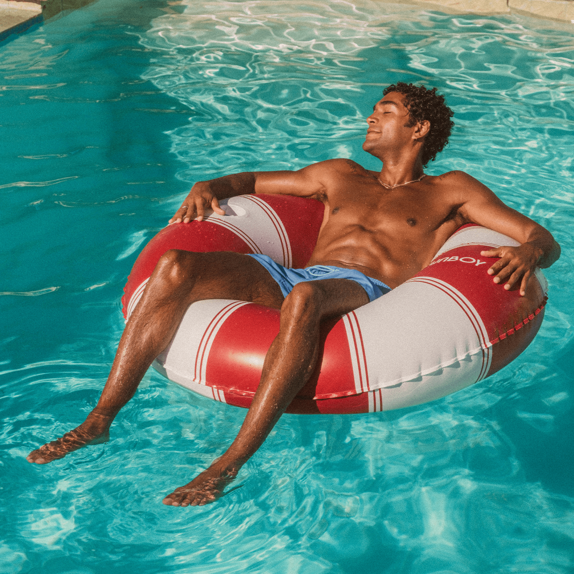 Vintage Tube Float Red