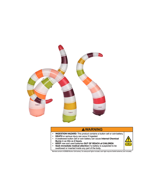 Inflatable Halloween decor
Inflatable snakes
Colorful snakes