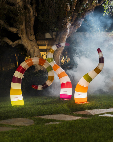 Light Up Halloween Decorations - Colorful Snakes - 3 Pack