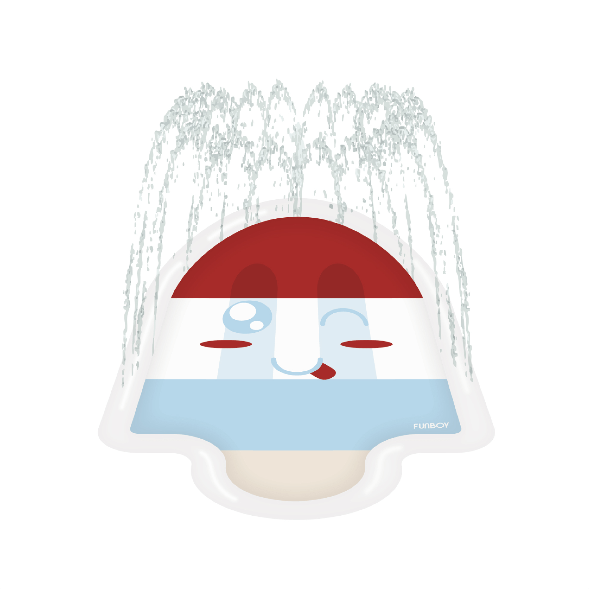 Red, White & Blue Ice Pop Splash Pad – Fun Summer Backyard Water Play …