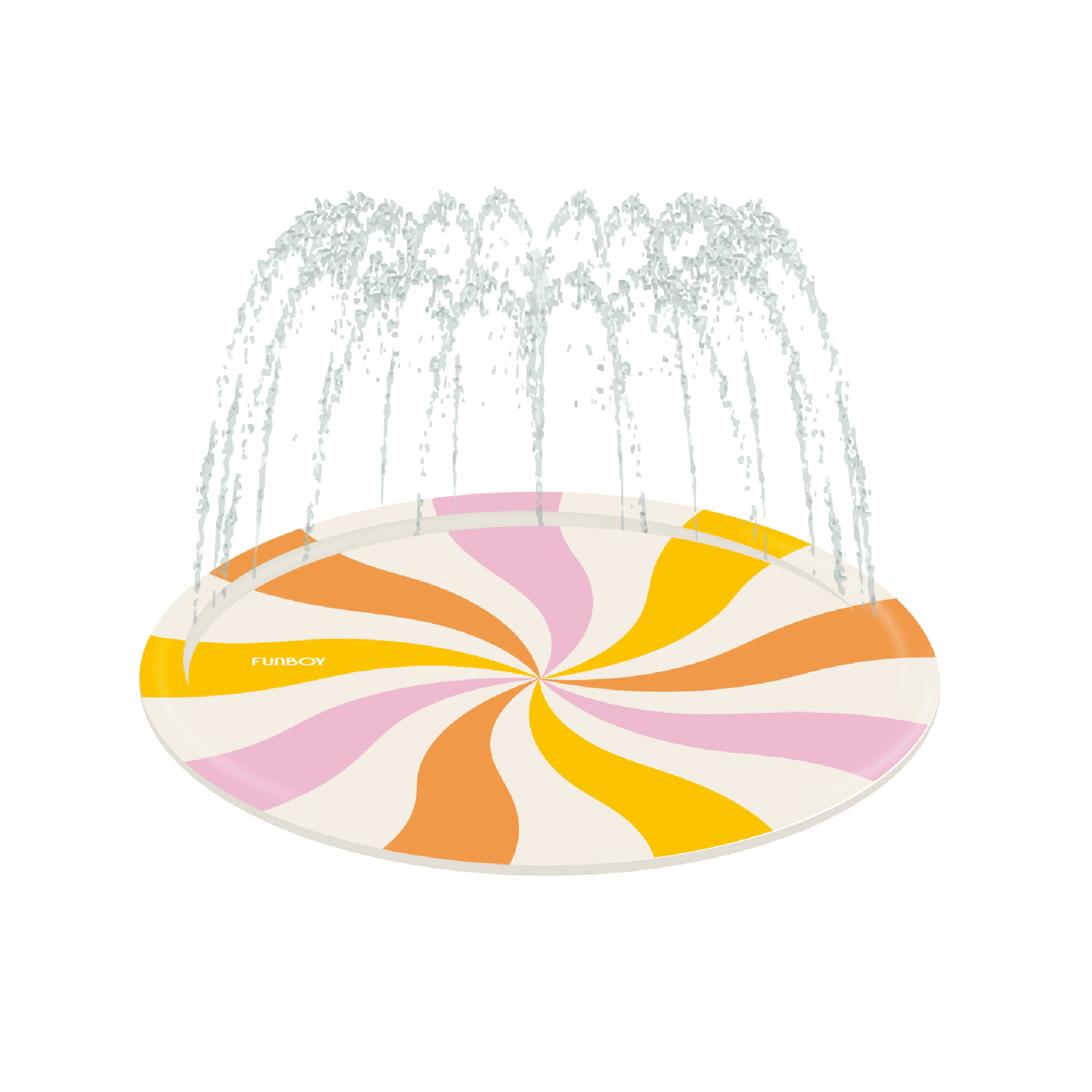 Swirl Candy Splash Pad – 64" Bright & Fun Summer Water Play for Kids
