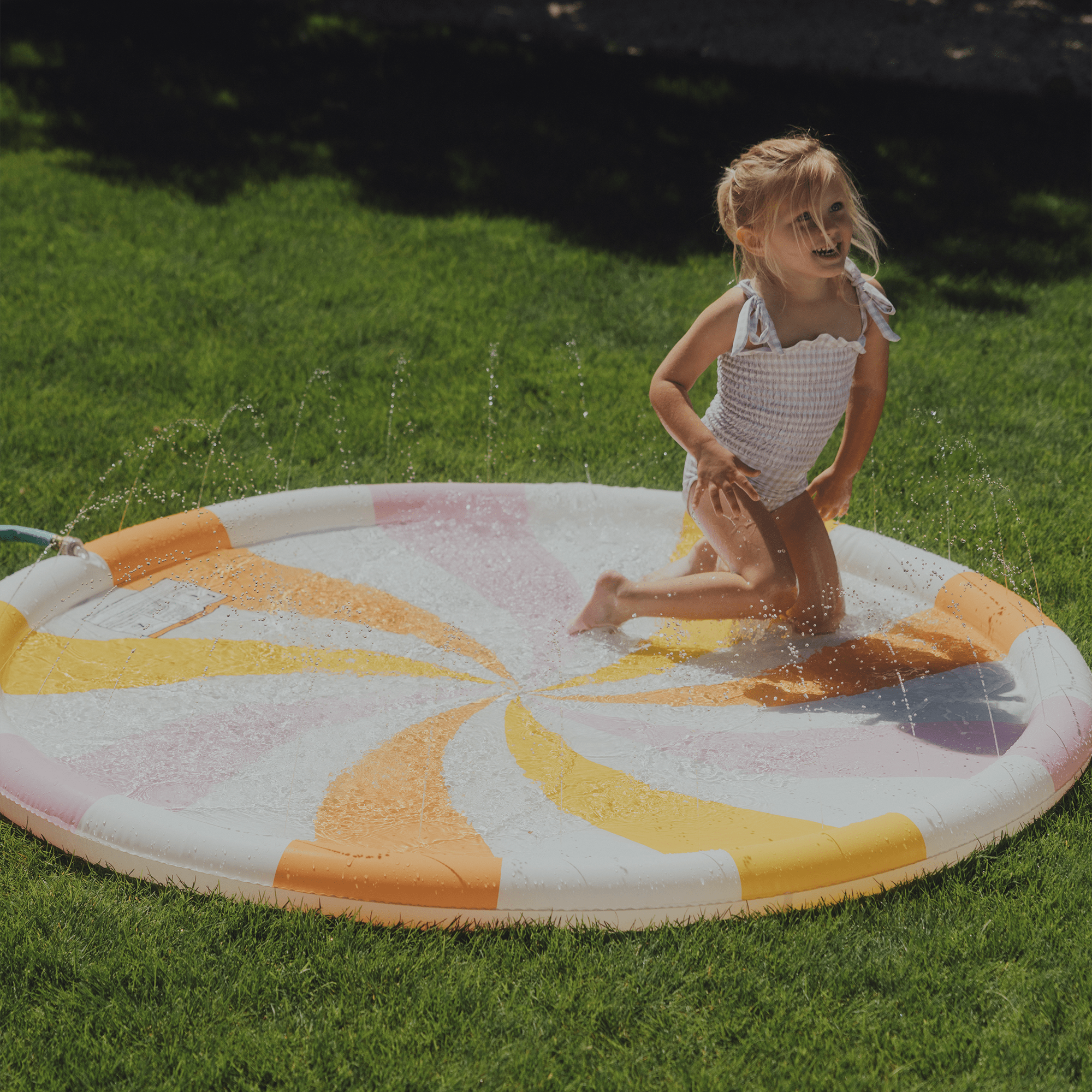 Swirl Candy Splash Pad – 64" Bright & Fun Summer Water Play for Kids