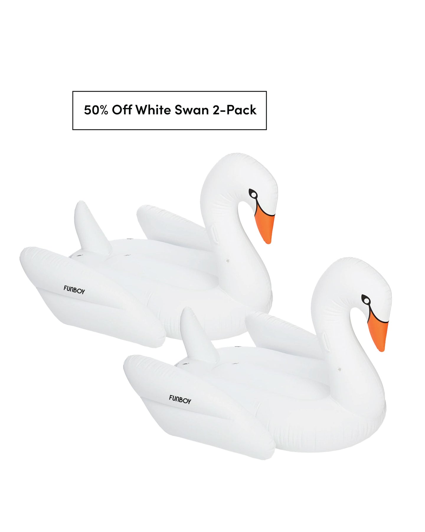 50% off white swan 2 pack