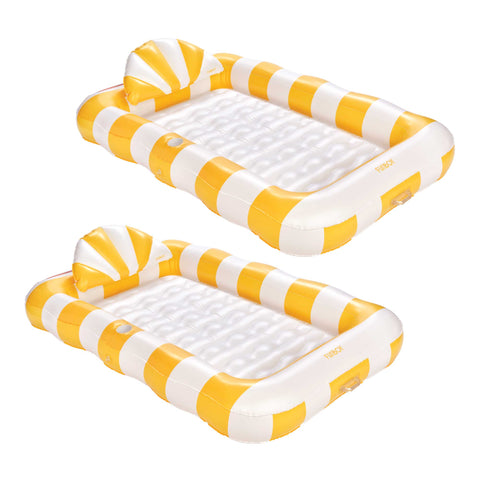 Tanning Bed Pool Floats 2 Pack