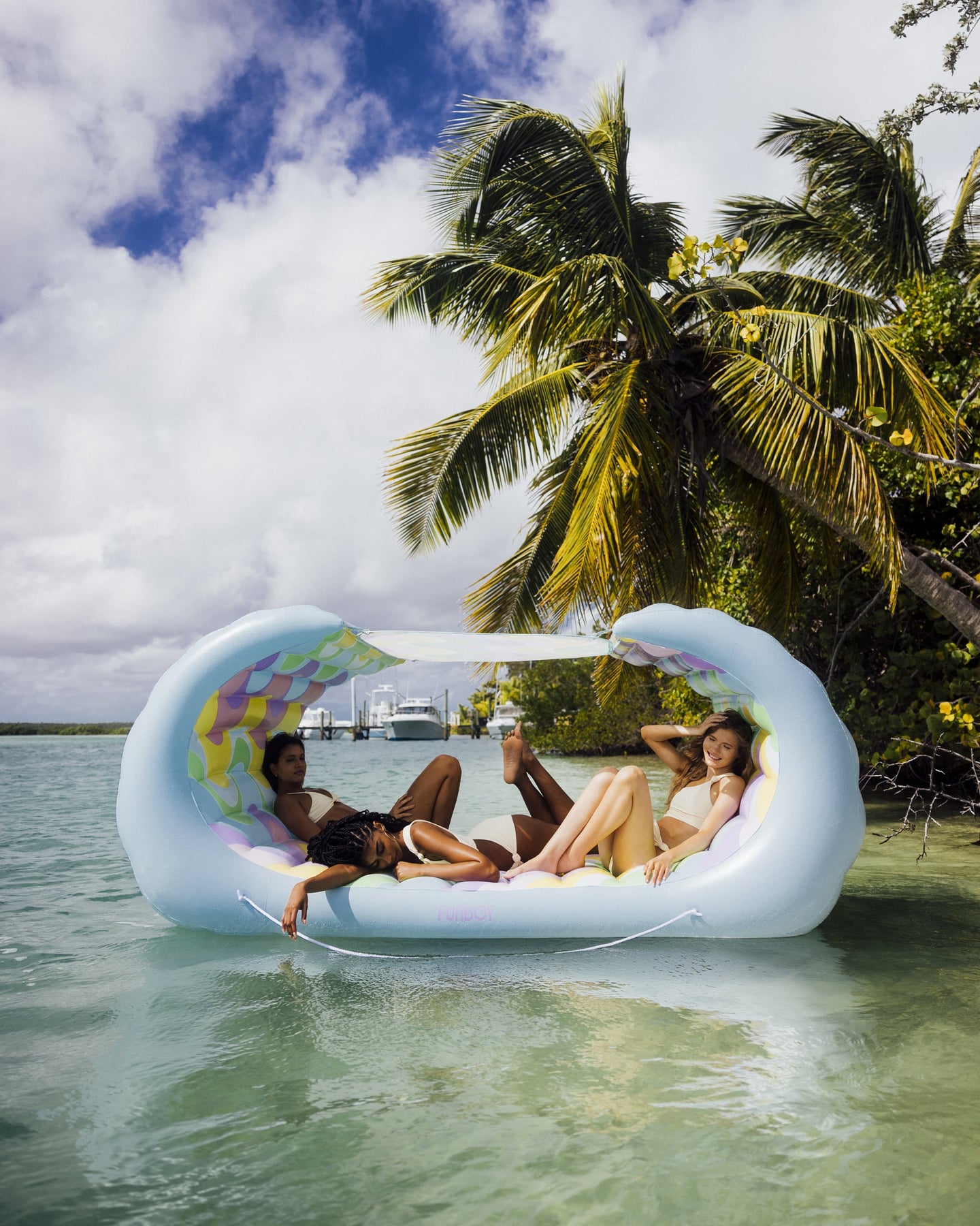 Best Pool Float w/ Shade - 70s Bali Lounger Cabana