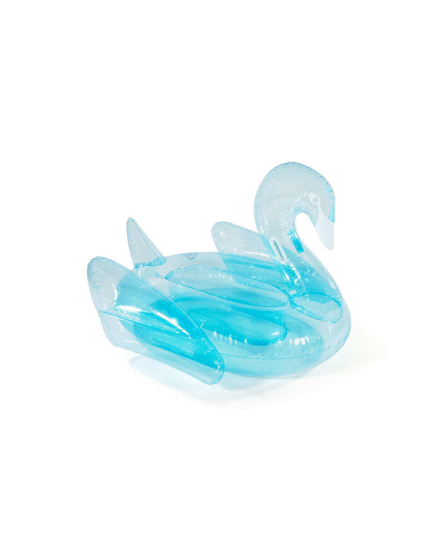 Clear Blue Swan Pool Float