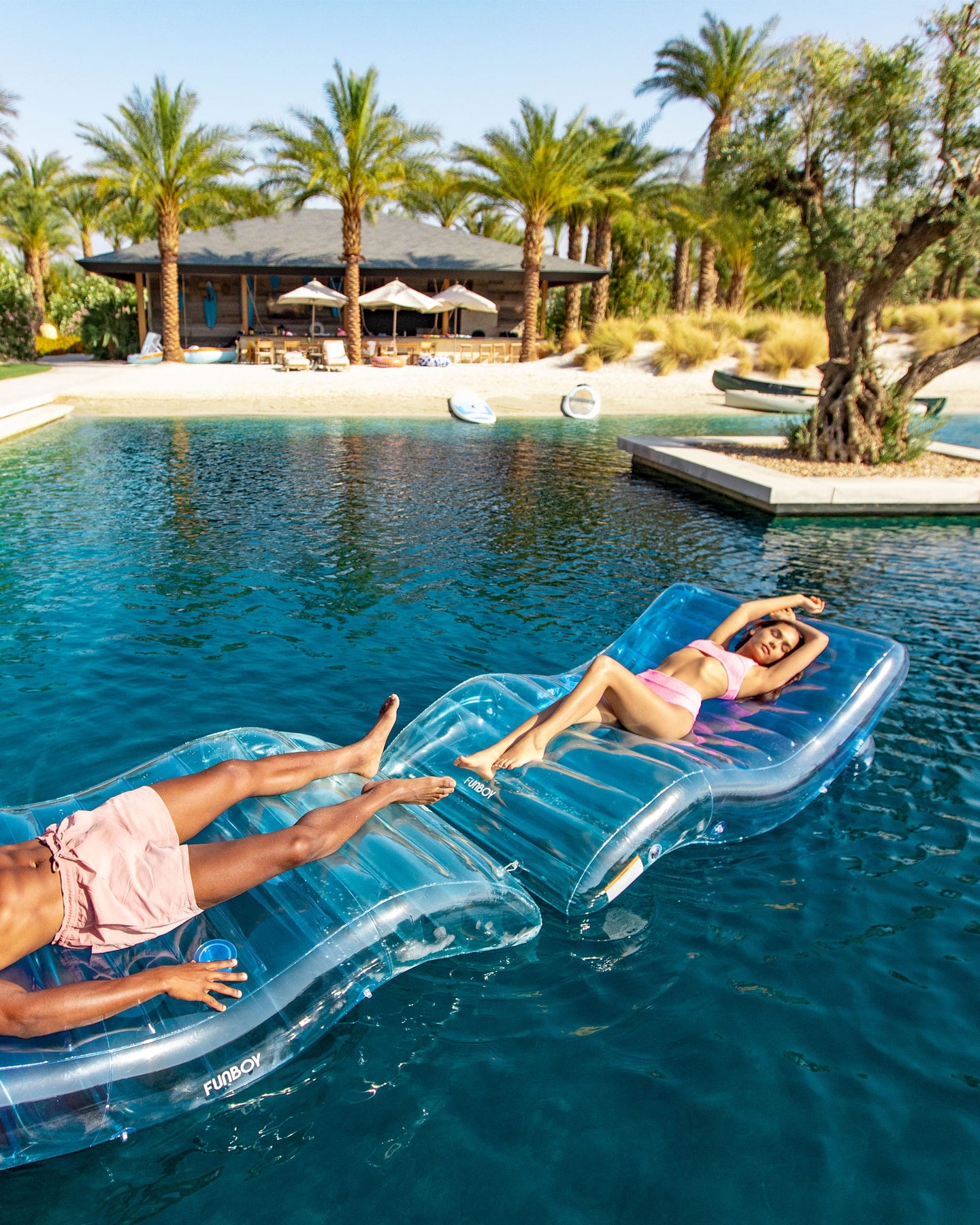 Best Pool Float - Blue Chaise Lounger
