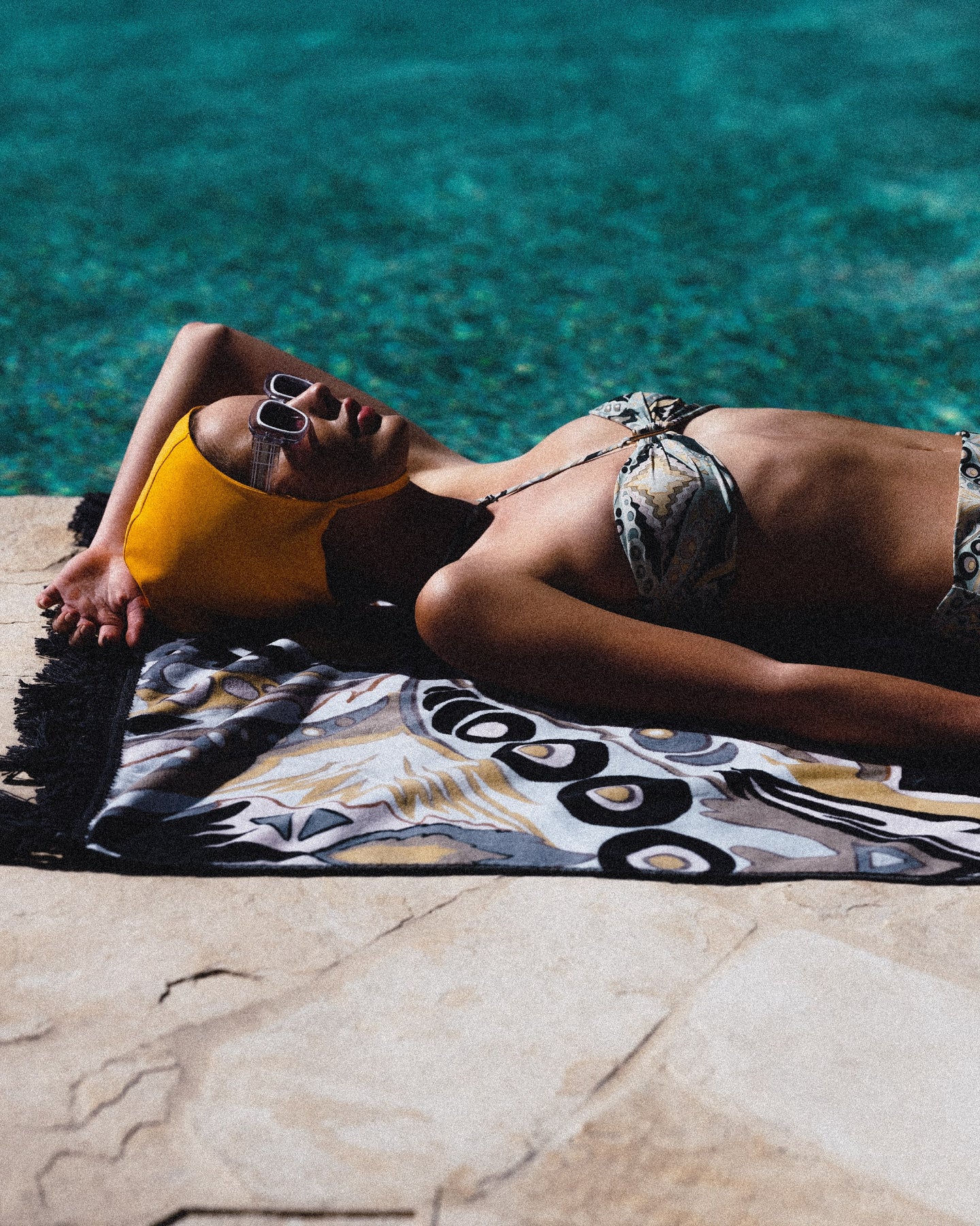 FUNBOY x Cult Gaia Beach Towel w/ fringe