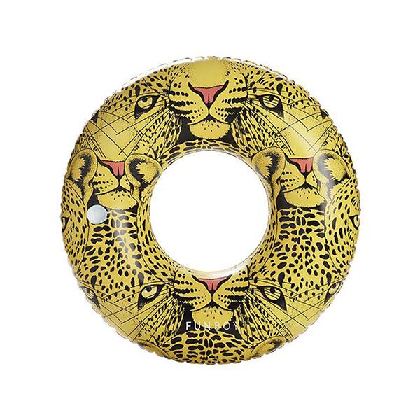 2019 Collection - Luxury Pool Floats - Leopard Tube Float