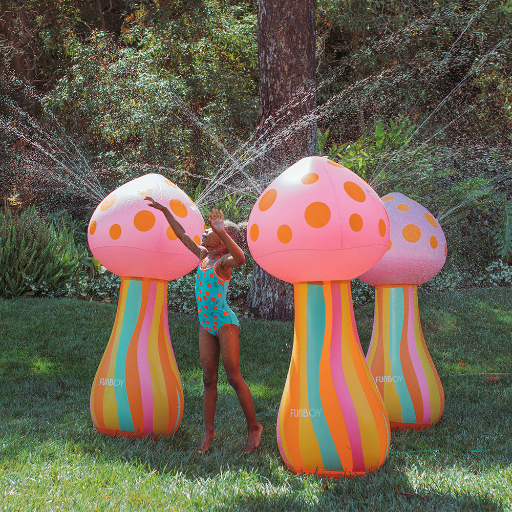 Pink Mushroom Sprinkler by FUNBOY