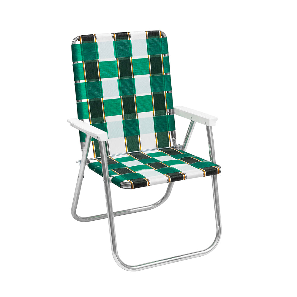 FUNBOY Retro Lawn Chair - Green/White