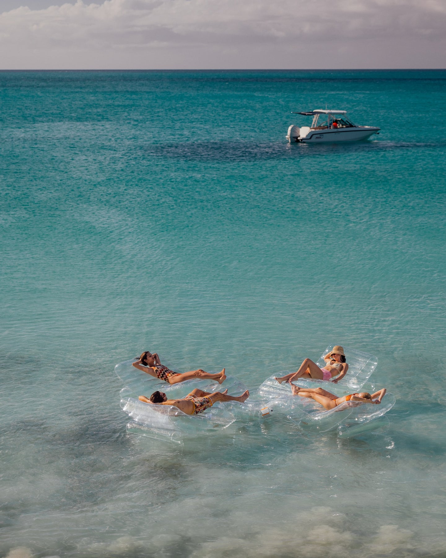 Super Clear Chaise Lounger Pool Float -2 Pack