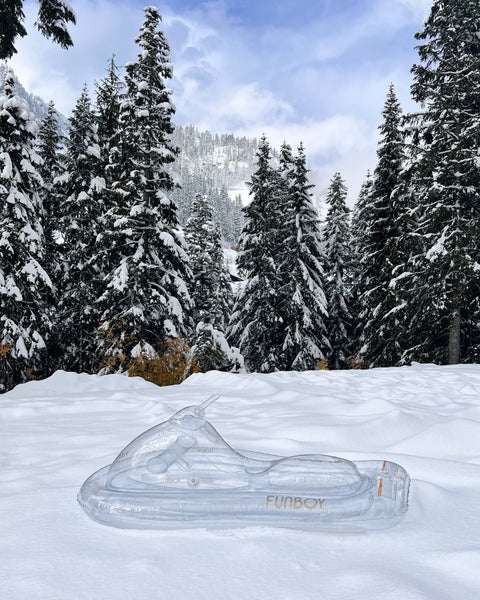 Inflatable Snowmobile Sled