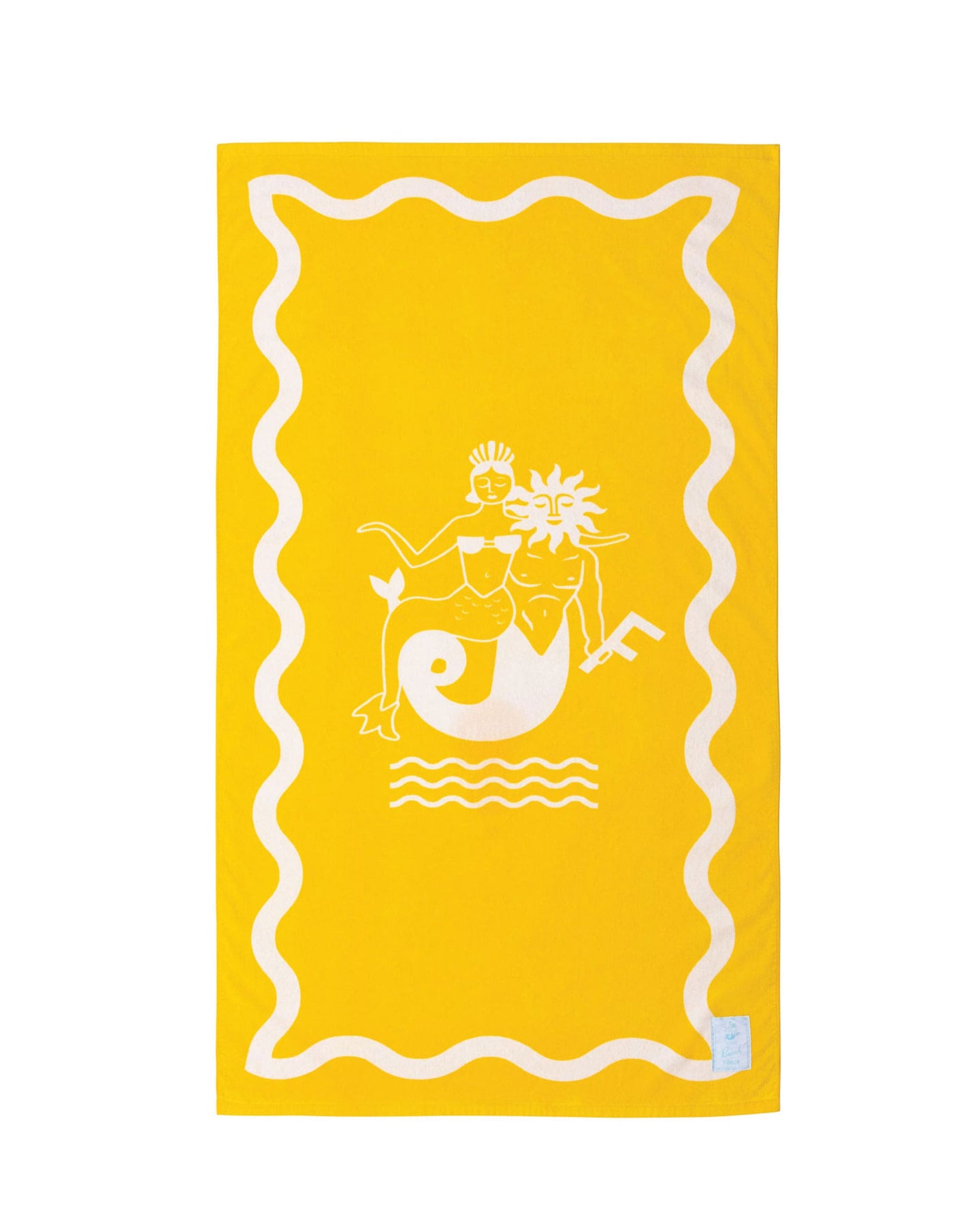Funboy - Super Plush Yellow Beach Towel