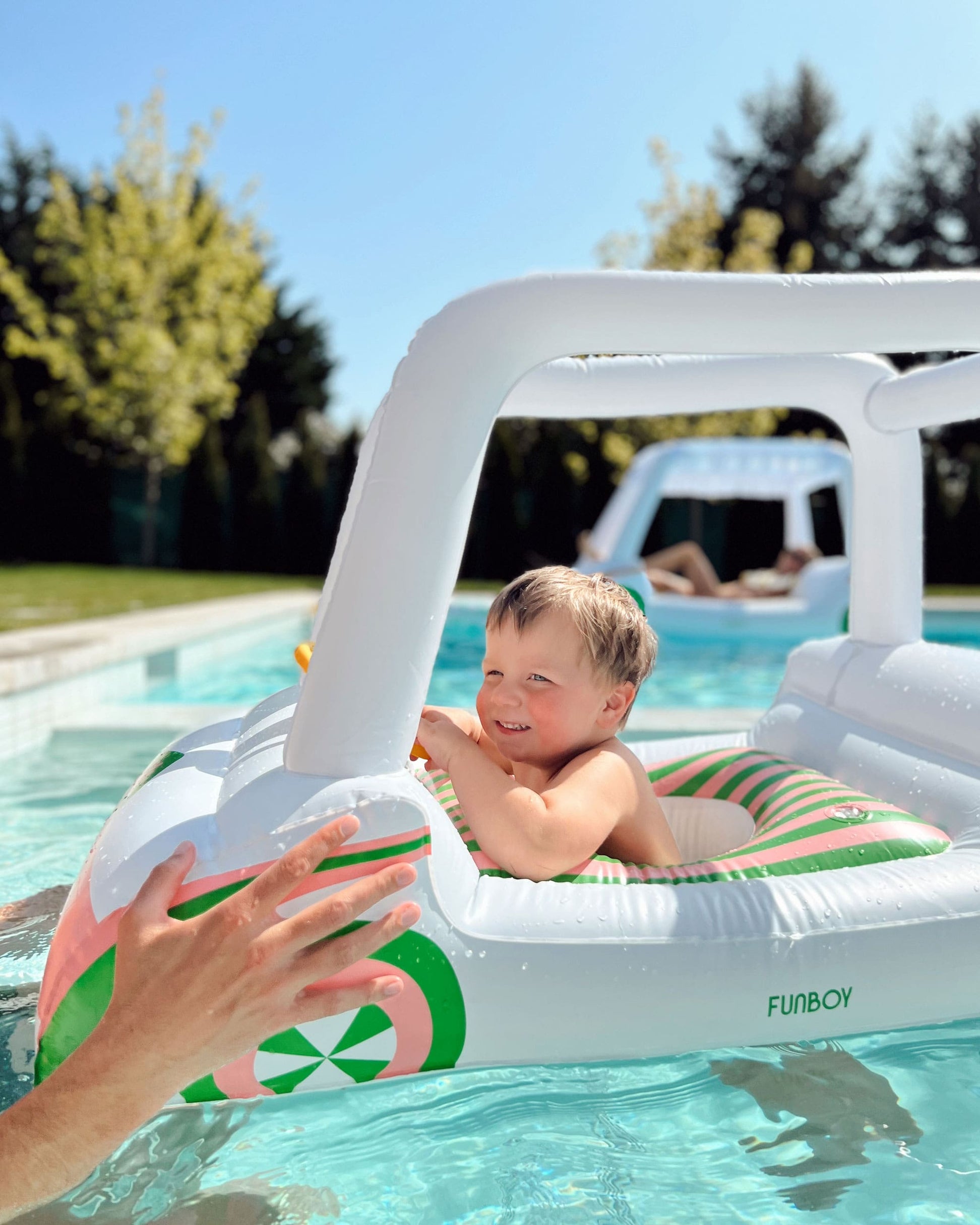 Baby Pool Float w/ Shade | Golf Cart - FUNBOY