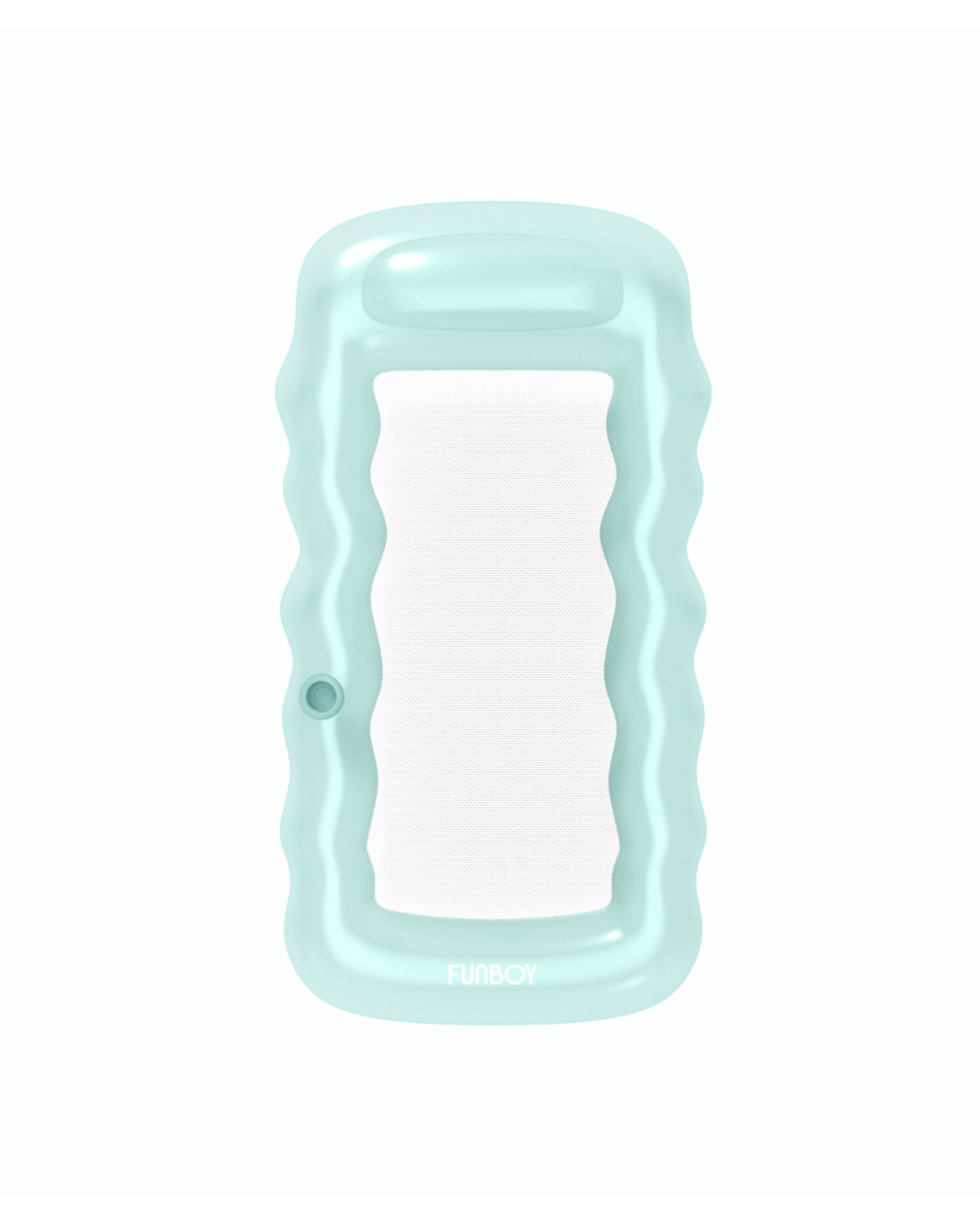 Mesh Pool Float Lounger, Clear Blue Ombre - FUNBOY