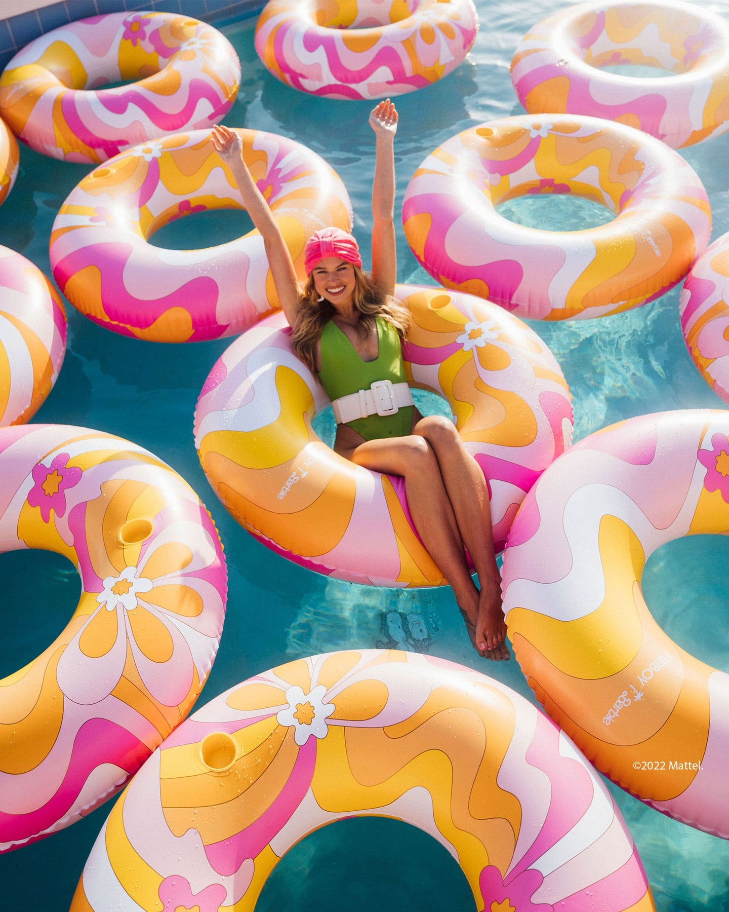 FUNBOY X Barbie™ Dream Oversize Tube Pool Float - FUNBOY