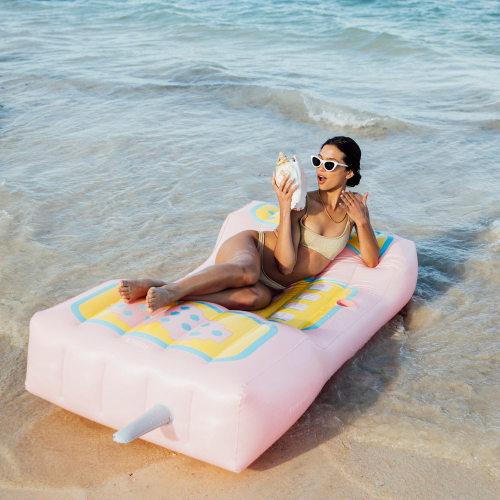 Pink Retro Phone Pool Float by FUNBOY