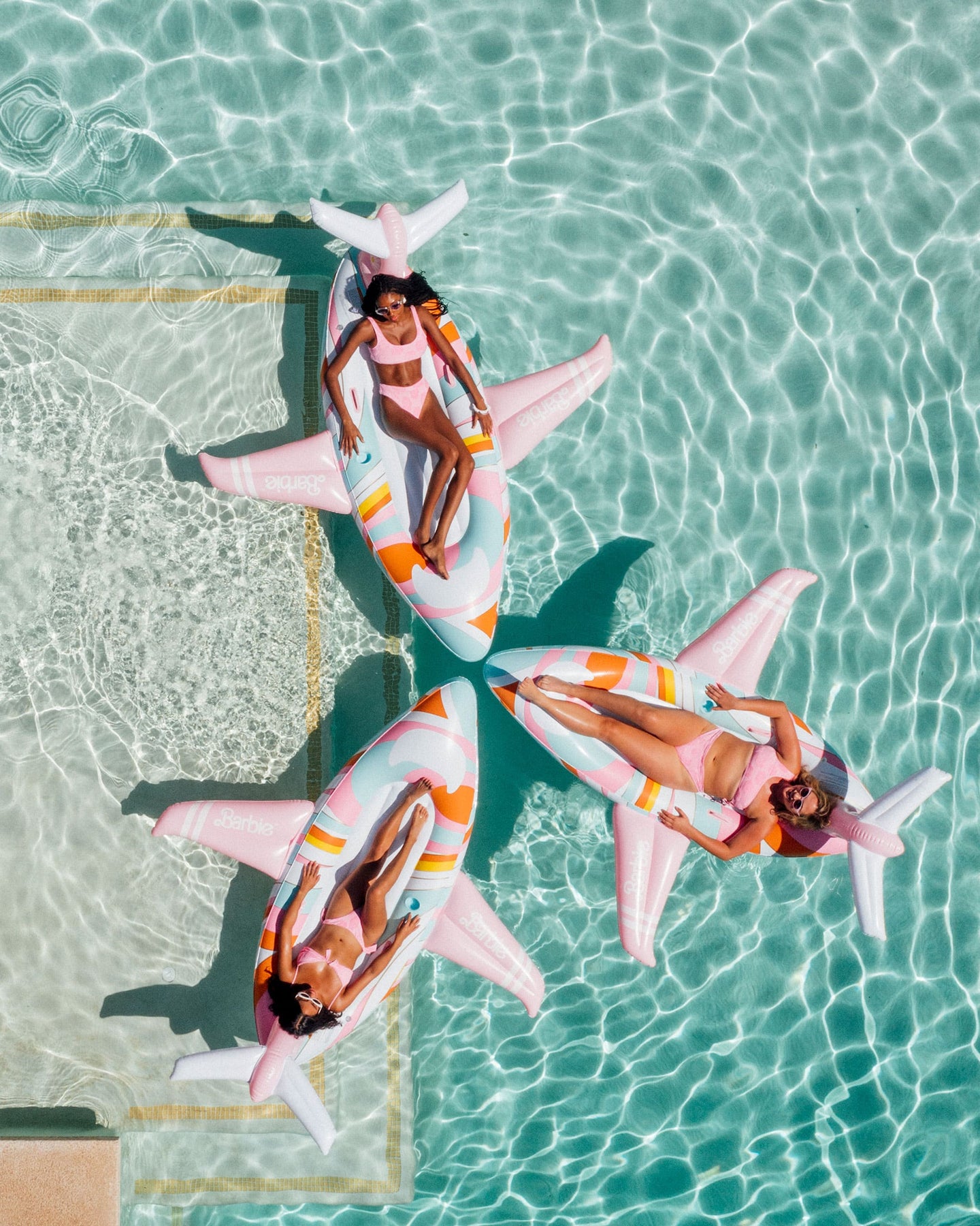 Best Pool Float - Pink Barbie Plane 