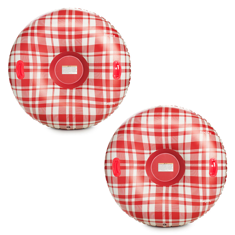 Retro Plaid Snow Tube - 2 Pack