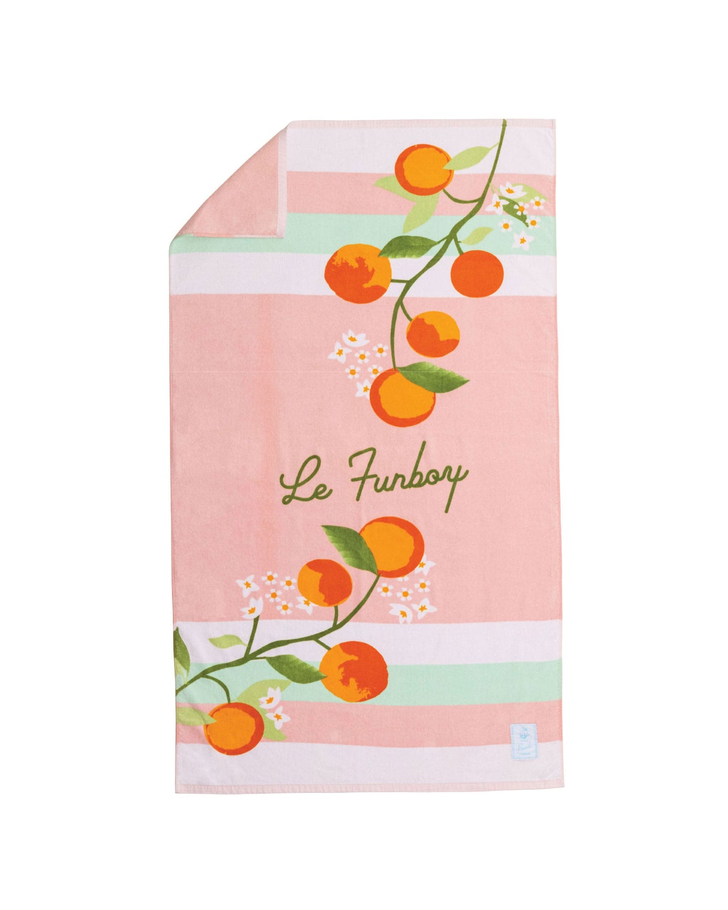 Pink Resort Citrus Beach Towel by FUNBOY