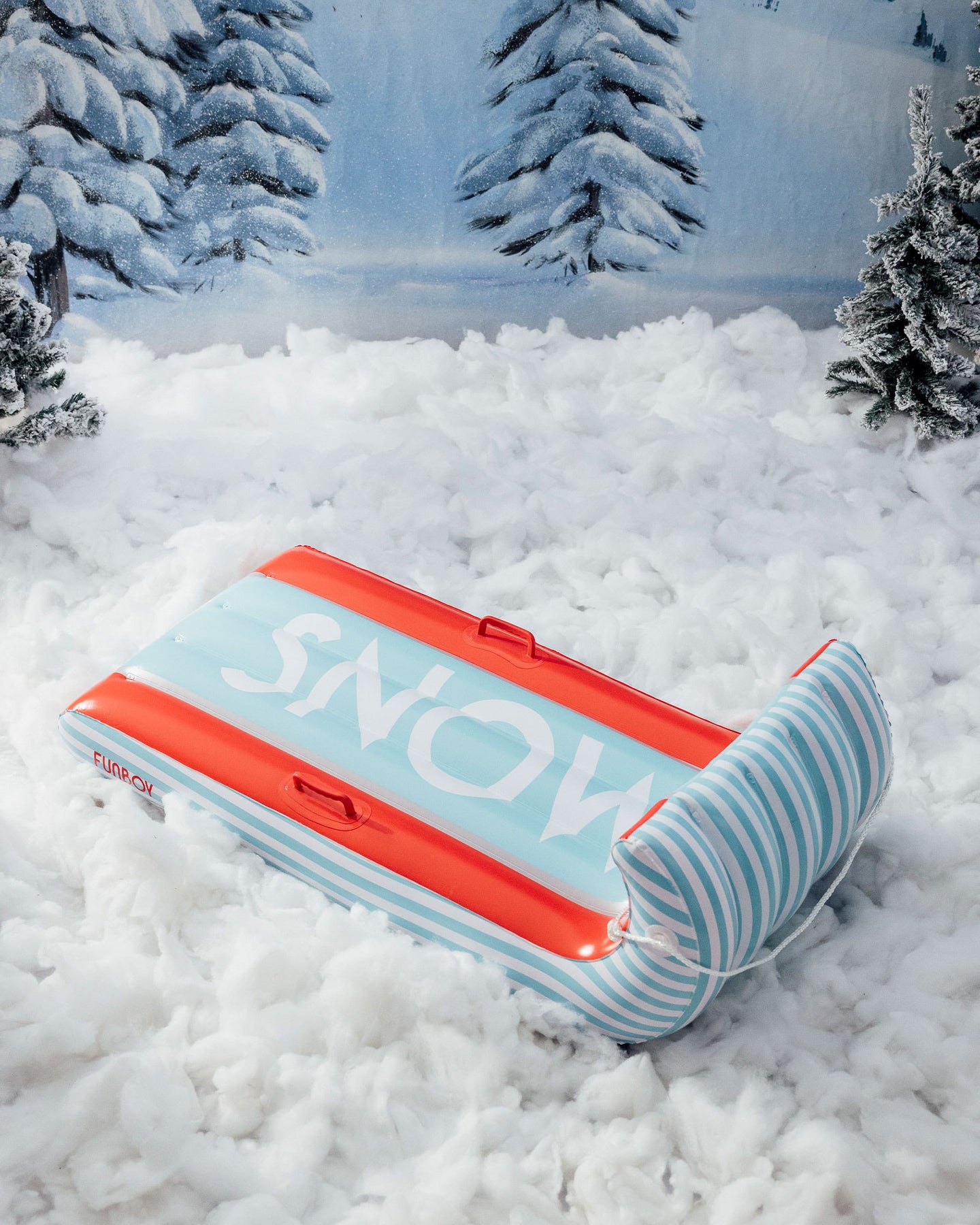 Toboggan Snow Sled - Striped