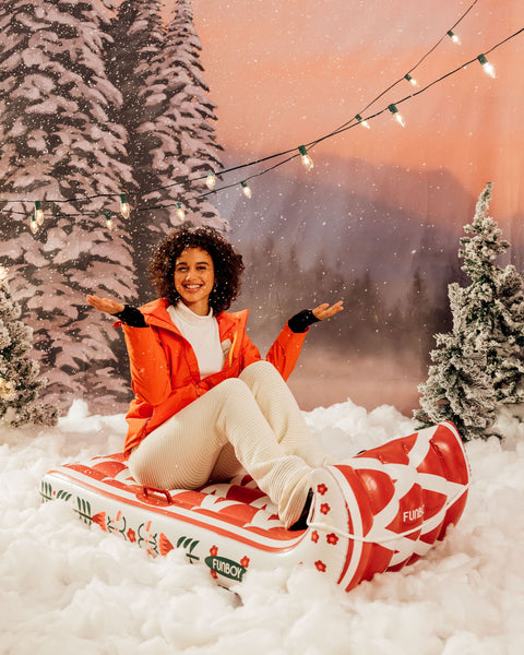Cardigan Inflatable Toboggan Snow Sled