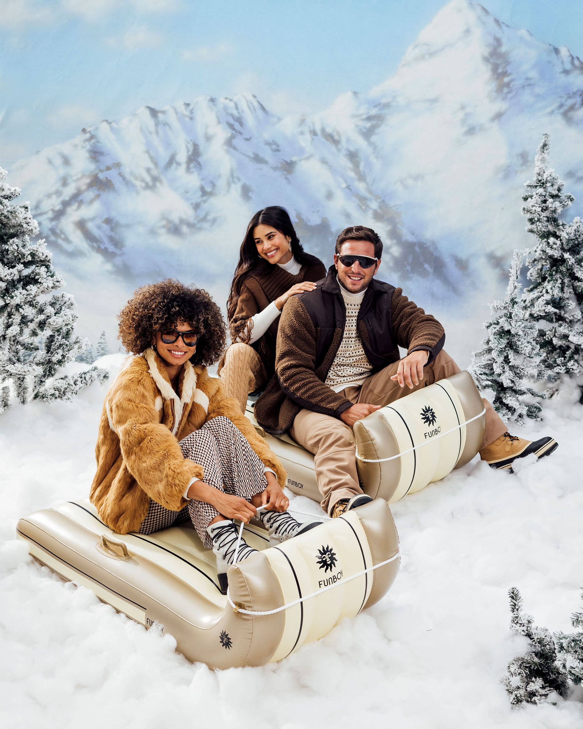 FUNBOY Champagne Toboggan 2 Pack