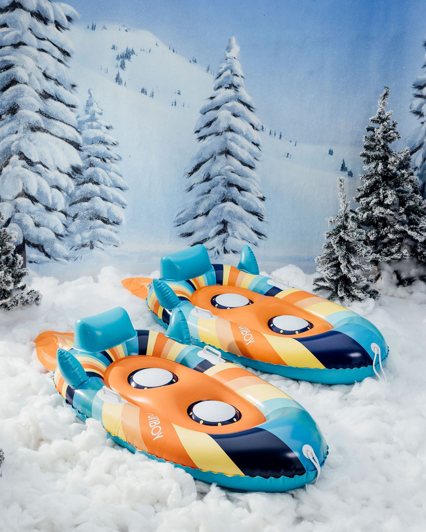 Kids Snow Sled Bundle - Groovy Rocket Spaceship