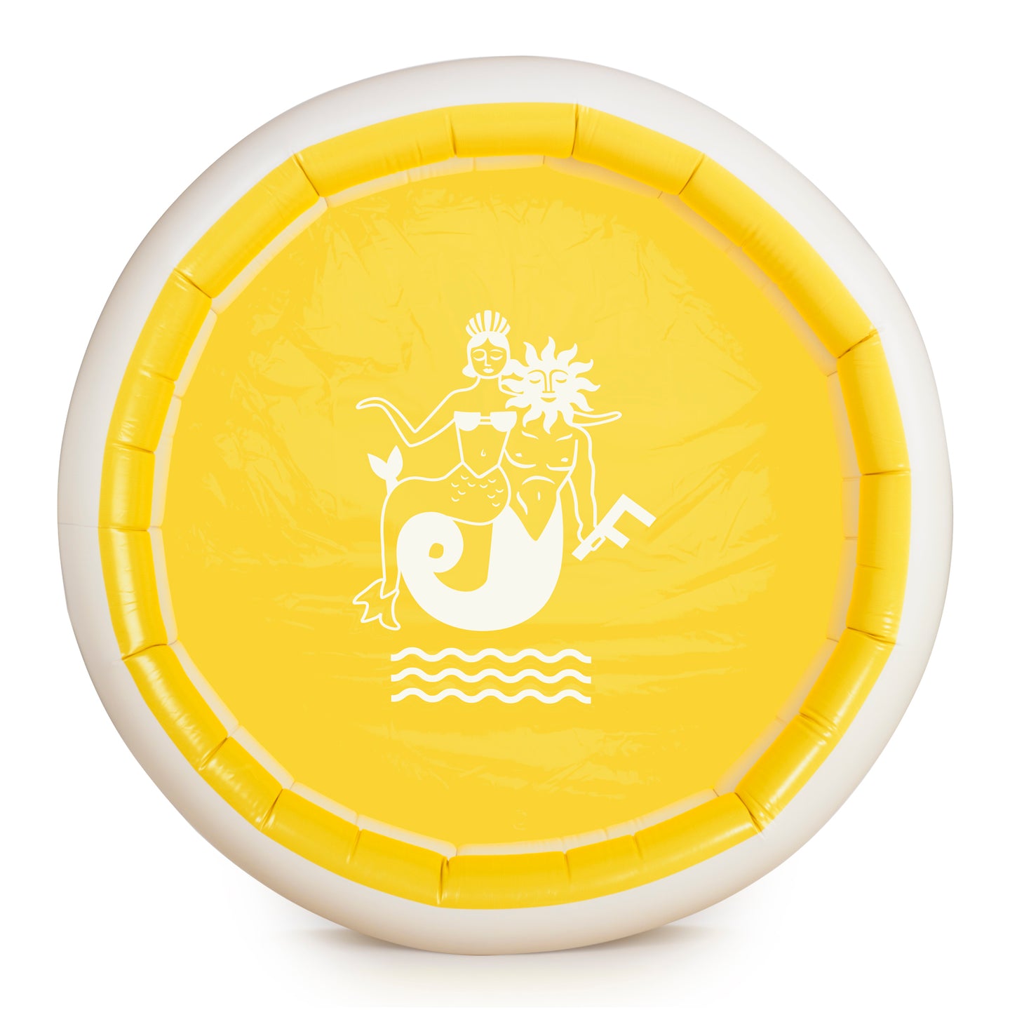 Yellow & White Kiddie Pool by FUNBOY