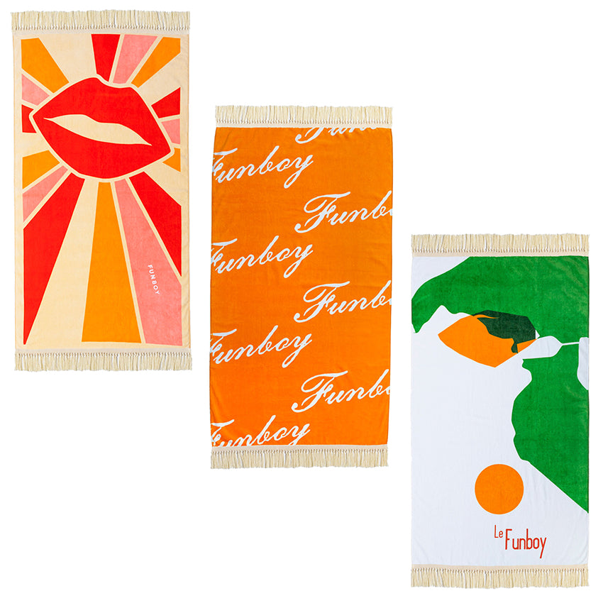 Fringe Beach Towel Bundle (3 Pack)