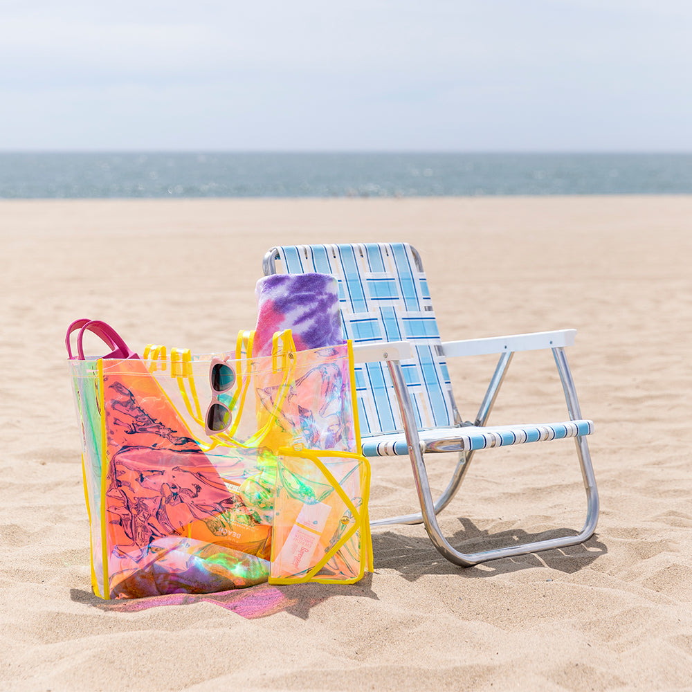 Iridescent Beach Bag Tote - FUNBOY